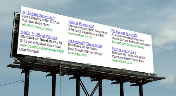 Google встроит AdSense на рекламные щиты