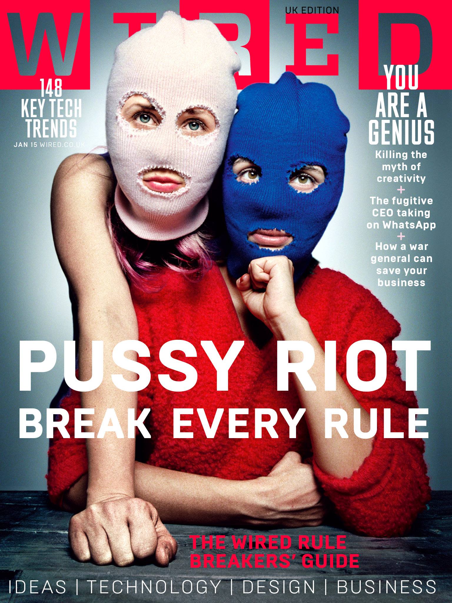 Pussy Riot на обложке Wired UK
