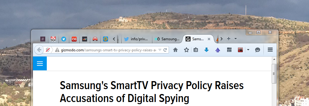 Gizmodo.com Samsung's SmartTV Privacy Policy Raises Accusations of Digital Spying